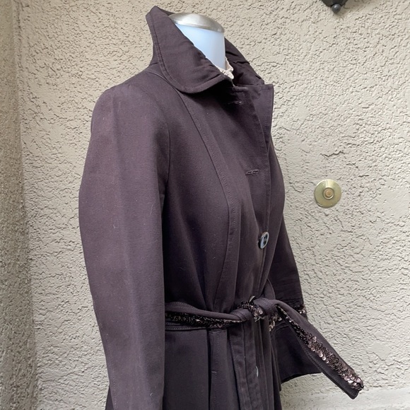 Zara Jackets & Coats Vintage Dark Brown Zara Cotton Long Coat